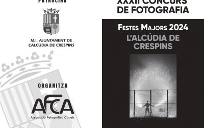 CONVOCATÒRIA DEL XXXII CONCURS DE FOTOGRAFIA “FESTES MAJORS 2024” DE L’ALCÚDIA DE CRESPINS